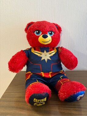 Build a Bear Captain Marvel stuffed bear